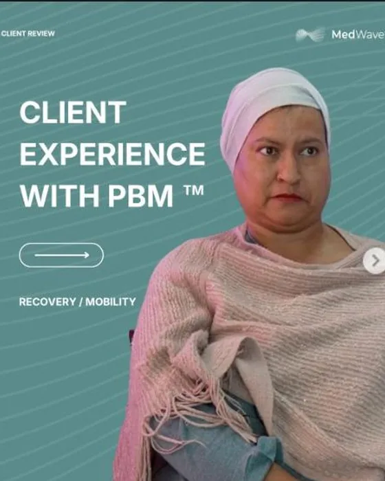MedWave client review card about recovery and mobility
