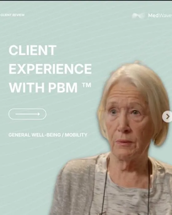 MedWave client review card about general wellbeing
